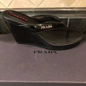 Prada Wedge Sandals 36